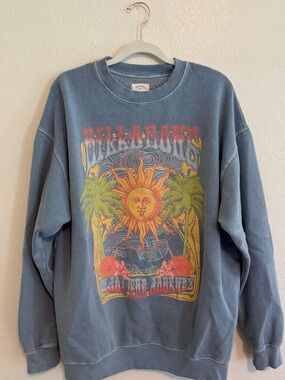 Billabong oversized graphic crewneck